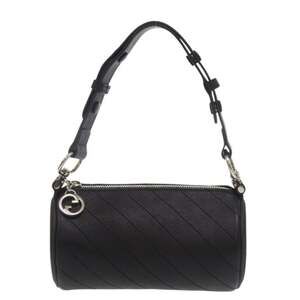 GUCCI Black Leather Shoulder Bag